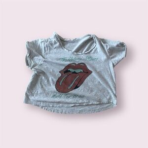 The Rolling Stones Crop Top